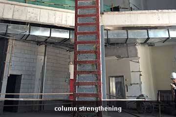 steel jacketing of rcc columns