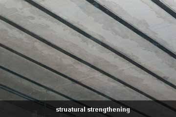 slab reinforcement with carbon fiber strip